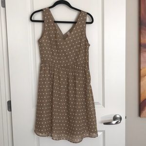 Love notes brown dress